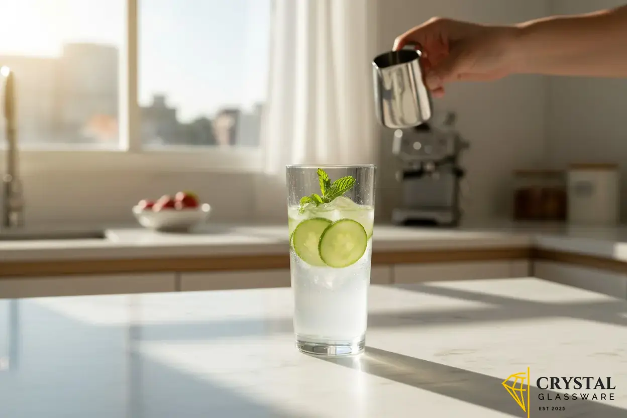 Delisoga high ball water glasses 